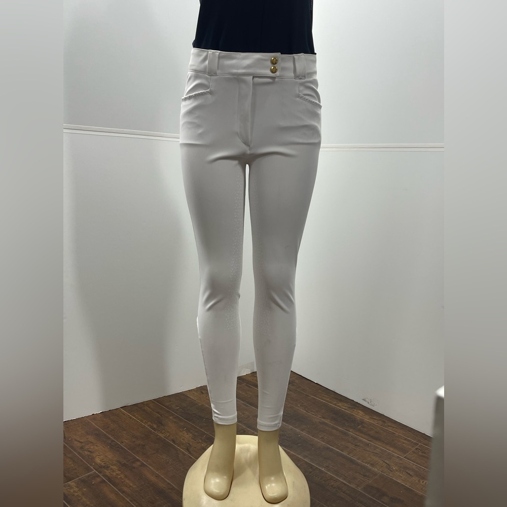 Equestrian Show Pants Dada Sport Giovanni White
